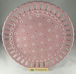 Gmundner Keramik-Platte mit Ausschnitt 30 cm
